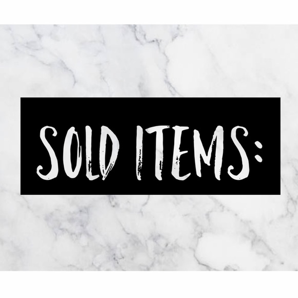 Sold Items: - Picture 1 of 1